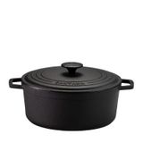 Panela De Ferro Caçarola Neo 3,8l Tampa E Alça De Ferro 24cm