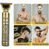 Maquina Acabamento Profissional Cabelo Barba: Qualidade Sem Fio Premium