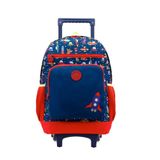 Mochila De Carrinho Poliéster Azul 32x44x15cm 900g Foguete