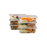 Pote Retangular 400ml Embanet - Comida Congelada E Marmita