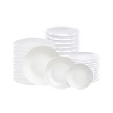 Jogo De Pratos Porcelana Branca Tramontina - 36 Peças