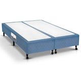 Cama Box Base King Poli Tecido Blue (193x203x23) - Castor