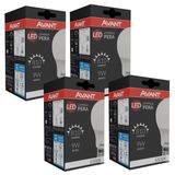 Lâmpada Led Avant 9w Bulbo A60 E27 6500k - Kit 4 Unidades