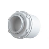 Box Reto Pvc 1/2&quot; Para Eletroduto Branco Inpol