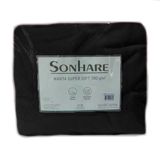 Manta Super Soft 300g Solteiro 1,60mx2,20m Sonhare Preto