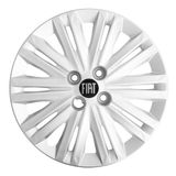 Calota Punto Idea Siena Aro 15 Cinza Logo Metal 208cp