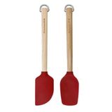 Conjunto De 2 Mini Espátulas Kitchenaid Silicone Vermelho