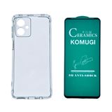 Capa + Película Cerâmica 9d Moto G5