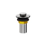 Válvula Lavatório 7/8 Cromada 7244 68x56x56mm Aço Inox