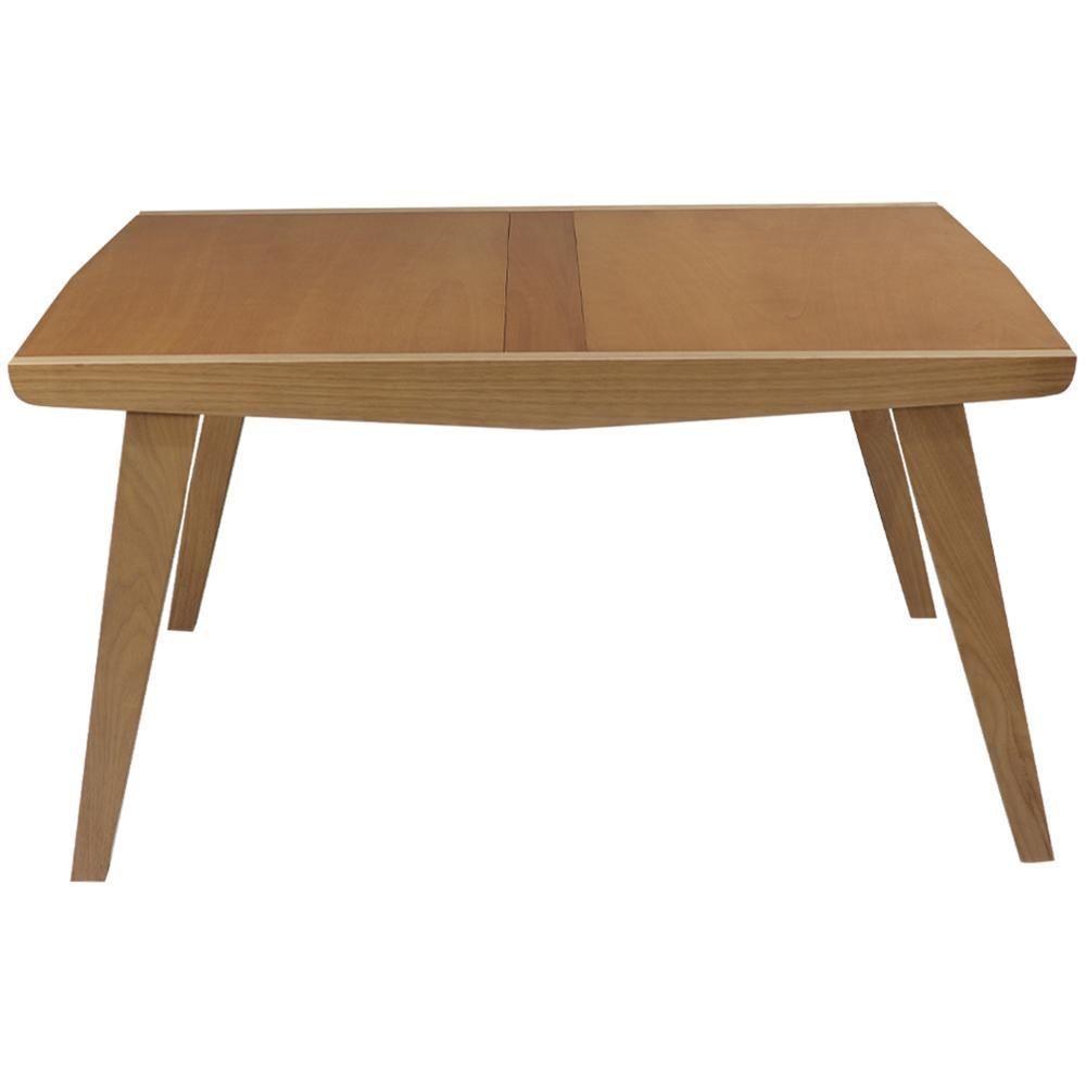 Mesa De Jantar Extensivel 113 Ou 164 Cm Madeira Pinhao Nacc Pinhao