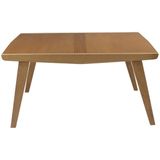 Mesa De Jantar Extensivel 133 Ou 185 Cm Madeira Pinhao Nacc Pinhao