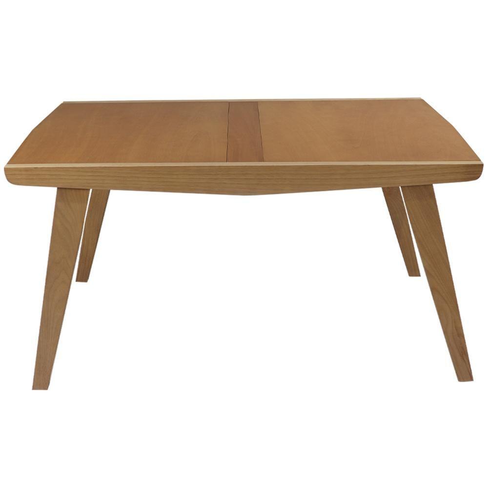 Mesa De Jantar Extensivel 133 Ou 185 Cm Madeira Pinhao Nacc Pinhao