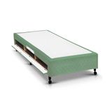 Cama Box Closet Solteiro Poli Tecido Green (78x188x27) - Castor