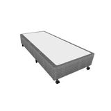 Cama Box Base Solteiro Poli Tecido Gray (88x188x27) - Castor