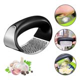 Espremedor Amassador Triturador De Alho Inox