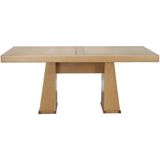 Mesa De Jantar Extensivel 180 Ou 237 Cm Madeira Amendoa Nacc Amendoa