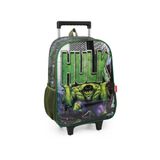 Mochila Infantil Rodinhas Hulk Luxcel Marvel Avengers