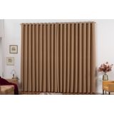 Cortina Blackout 4m X 2,8m Em Tecido Com Ilhós, Cor Preta