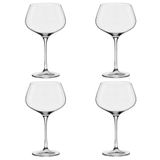 Conjunto De Taças De Cristal Bourgogne 4 Peças 850 Ml Oxford