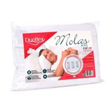 Travesseiro Molas Mn1100 C/ Capa Percal 200 Fios P/ Fronha 50x70 (50x70x15) - Duoflex