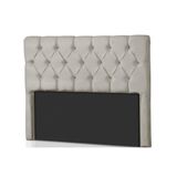Cabeceira Cama Box Estofada Queen Prodormir Califórnia Suede Bege - Probel