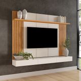 Painel Home Para Tv Até 75 Polegadas 180cm Supreme Carvalho Oro / Off-white