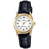 Relógio Casio Feminino Ref: Ltp-v001gl-7budf Clássico Dourado