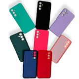 Capa Silicone Veludo + Película 3d Vidro Samsung A15 Pink