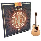 Cordas Daddario Violão 010 Nickel Bronze Aço Nb1047