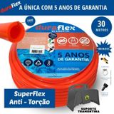 Mangueira Laranja 30m + Suporte Tramontina