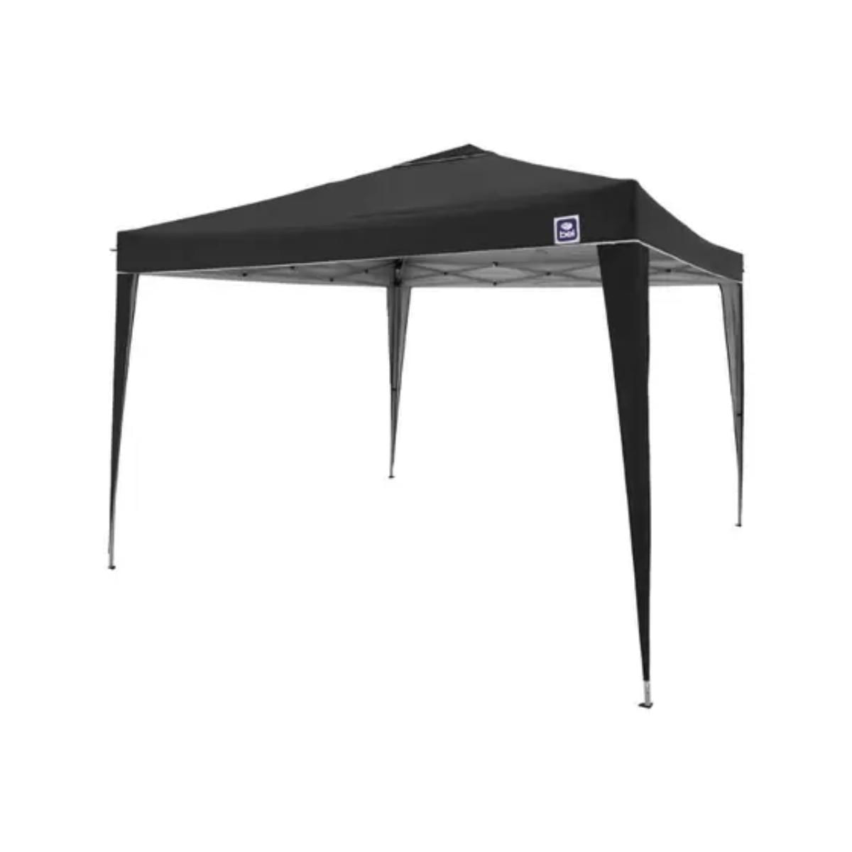 Gazebo Tenda Bel 3x3m Dobrável Alumínio Preto