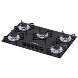 Cooktop 5 Bocas Chamalux Ultra Chama Bivolt Preto