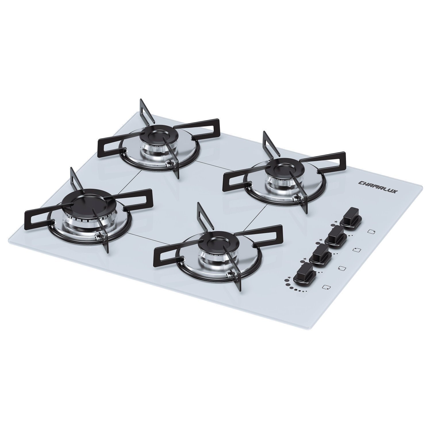 Cooktop 4 Bocas Chamalux Ultra Chama Bivolt Branco