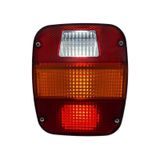 Lanterna Traseira Led 12v Ford Volks Âmbar