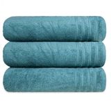 Kit 3 Toalha Gigante Banhão Fio Penteado 100% Algodão Twist - Verde