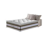 Colchão Solteiro De Molas Ensacadas D33 Com Pillow Top Cama Inbox Select 88x188x32 Café
