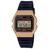 Relógio Casio Masculino Ref: F-91wm-9adf Vintage Digital Dourado