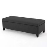 Recamier Bau Julia 1,60m Suede Grafite - Inova Decor