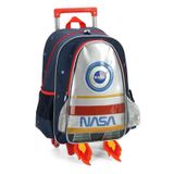 Mochila Escolar Infantil Nasa - Luxcel Vermelho 31x43x16 Cm