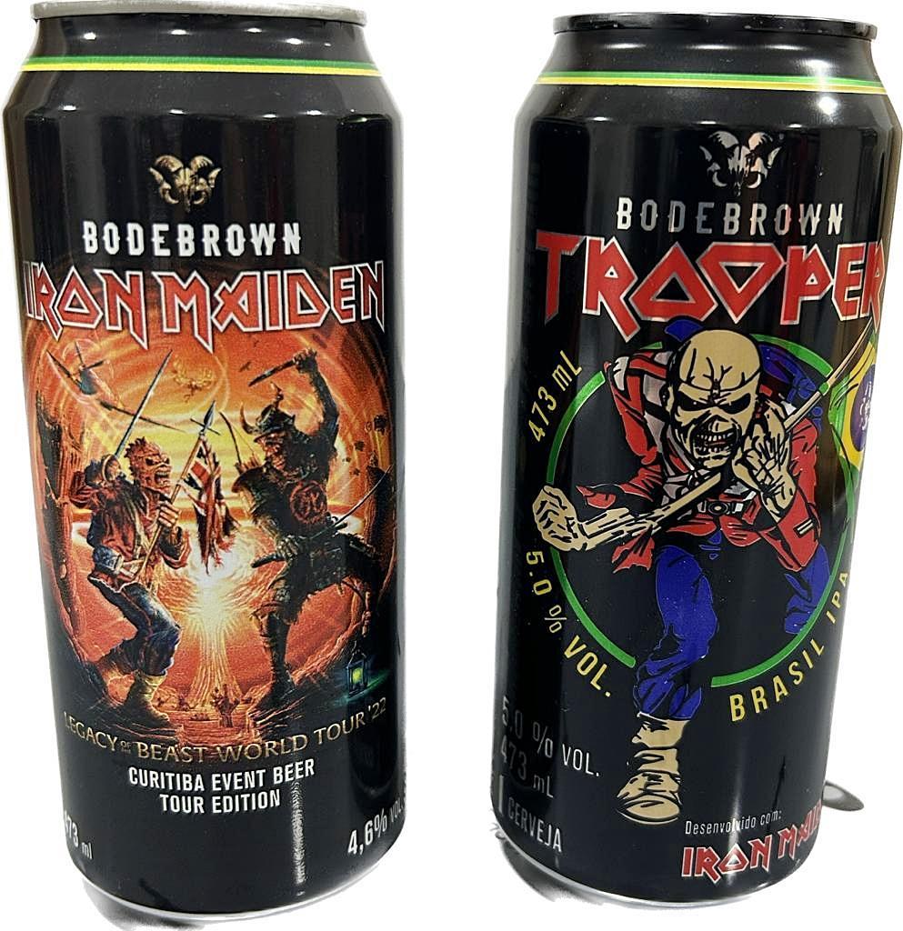 Kit Cervejas Iron Maiden Trooper + Legacy Lata 473ml Premium