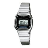 Relógio Casio Feminino Ref: La670wa-1df Vintage Prateado