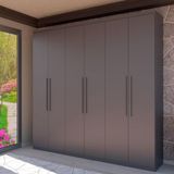 Guarda Roupa Casal Bartira Genova Com 6 Portas 3 Gavetas E 236,7 Cm
