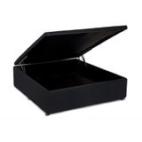 Cama Box Baú Casal Universal Courano Nero Black (138x188x35) - Ortobom