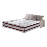 Colchão Queen De Molas Ensacadas D33 Cama Inbox Select Firme 158x198x32 Vinho