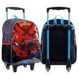 Mochila Infantil Homem Aranha Bolsa Escolar Rodinhas 16l