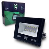 Refletor Led Verde 20w - Iluminação Perfeita Para Decoração