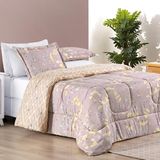 Coberdrom Casal King Size Florença Lilas 2,60m X 2,40m
