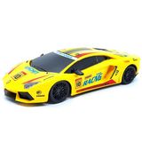 Carro Controle Remoto Recarregável 1:18 Drift Amarelo