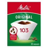 Filtro Descartável de Café 103 Melitta com 30 Unidades