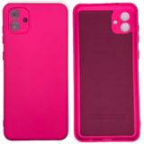 Capa De Silicone Aveludada Para Samsung A04 Core - Pink